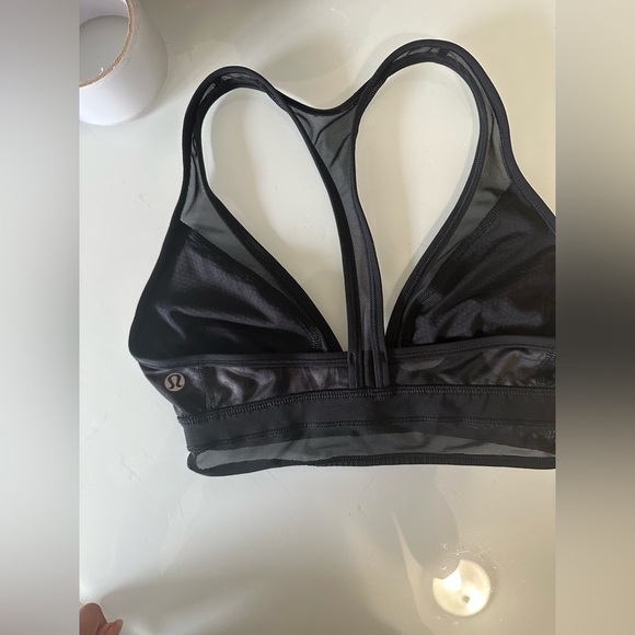 Lululemon Athletica Black Mesh Crop Top - Picture 5 of 5